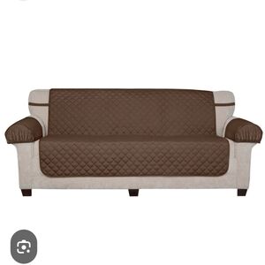 Mainstays Reversible Quilted Covers 3pc Set Brown/Tan